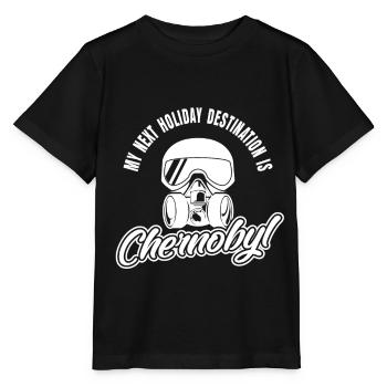 Tchernobyl touristique - T-shirt bio MINI CREATOR Stanley/Stella Enfant - noir - Devant - Mikhail (115cm)