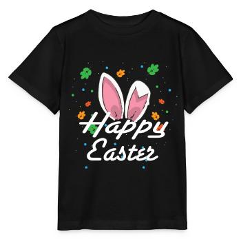 Pâques lapin de Pâques de Pâques de Pâques - T-shirt bio MINI CREATOR Stanley/Stella Enfant - noir - Devant - Mikhail (115cm)