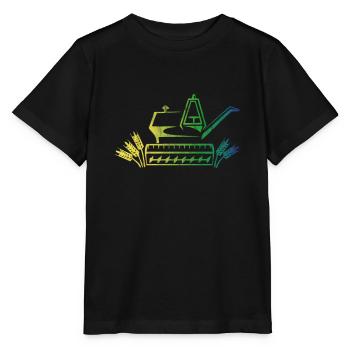 Harvester - Stanley/Stella MINI CREATOR Kids’ T-Shirt - black - Front - Mikhail (115cm)
