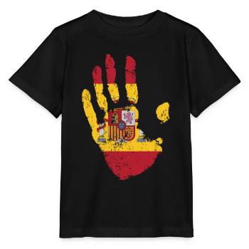 Spain - Stanley/Stella MINI CREATOR Kids’ T-Shirt - black - Front - Mikhail (115cm)