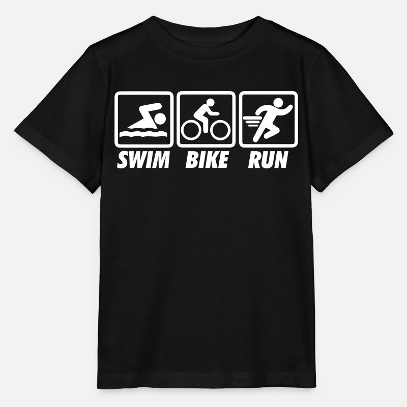TRIATHLON - T-shirt bio MINI CREATOR Stanley/Stella Enfant - noir