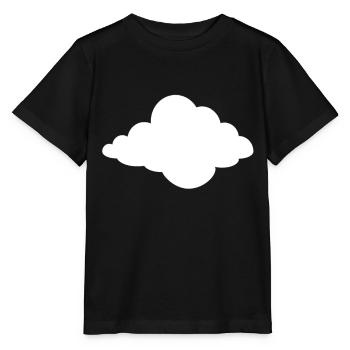 Cloud Clouds Sky Gift - Stanley/Stella MINI CREATOR Kids’ T-Shirt - black - Front - Mikhail (115cm)