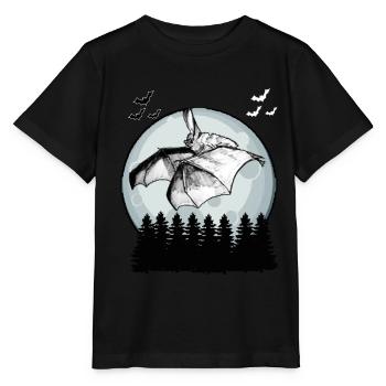 Bat - Stanley/Stella MINI CREATOR Kids’ T-Shirt - black - Front - Mikhail (115cm)