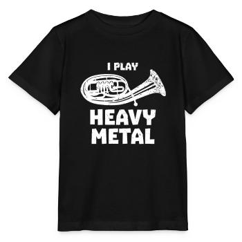 Tenor Horn - T-shirt bio MINI CREATOR Stanley/Stella Enfant - noir - Devant - Mikhail (115cm)