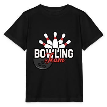 Bowling Bowling Sports Ball - Stanley/Stella MINI CREATOR Kids’ T-Shirt - black - Front - Mikhail (115cm)
