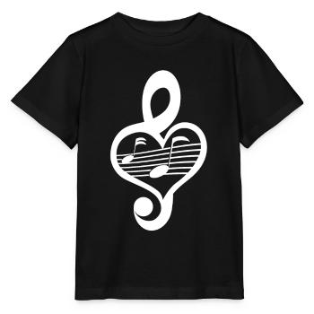 musicien - T-shirt bio MINI CREATOR Stanley/Stella Enfant - noir - Devant - Mikhail (115cm)