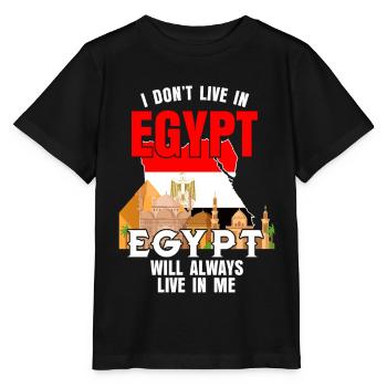 Egypte - T-shirt bio MINI CREATOR Stanley/Stella Enfant - noir - Devant - Mikhail (115cm)