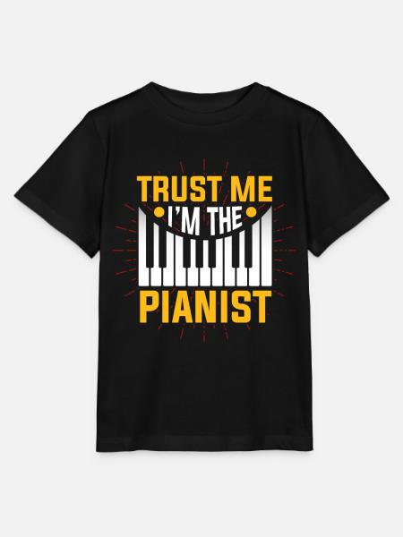 Klavier Pianist - Stanley/Stella Kinder T-Shirt MINI CREATOR - Schwarz