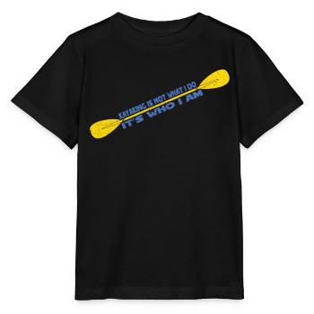 Kayak kayak Tshirt Kayak - T-shirt bio MINI CREATOR Stanley/Stella Enfant - noir - Devant - Mikhail (115cm)