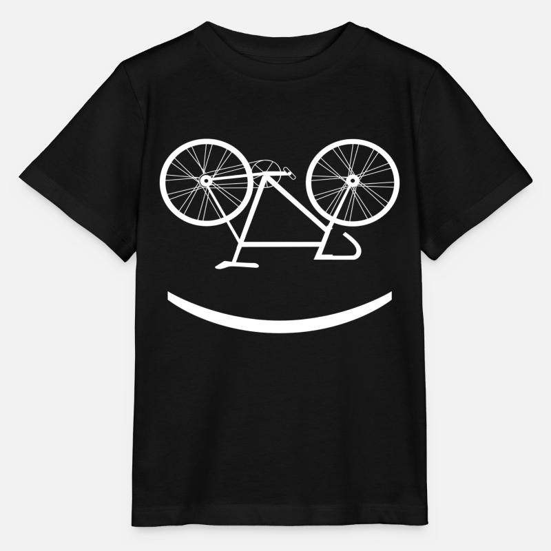 Cycliste cyclisme vélo de route cyclisme course vélo sport - T-shirt bio MINI CREATOR Stanley/Stella Enfant - noir