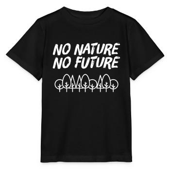 No Nature No Future Rettet die Wälder - Stanley/Stella Kinder T-Shirt MINI CREATOR  - Schwarz - Vorne - Mikhail (115cm)