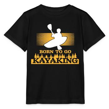 Né kayak kayak - T-shirt bio MINI CREATOR Stanley/Stella Enfant - noir - Devant - Mikhail (115cm)