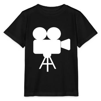 appareil photo - T-shirt bio MINI CREATOR Stanley/Stella Enfant - noir - Devant - Mikhail (115cm)