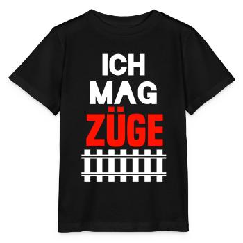 Eisenbahner - Stanley/Stella Kinder T-Shirt MINI CREATOR  - Schwarz - Vorne - Mikhail (115cm)