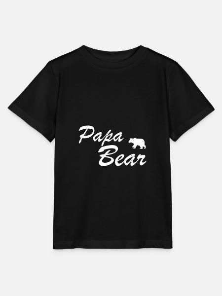 Vaderdag Papa Papa Papa Vader Papa Papa - Stanley/Stella Kinder-T-shirt MINI CREATOR  - zwart