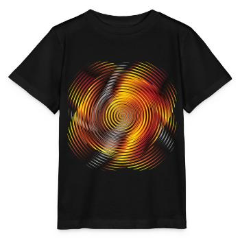 Gradient rotation - Stanley/Stella MINI CREATOR Kids’ T-Shirt - black - Front - Mikhail (115cm)