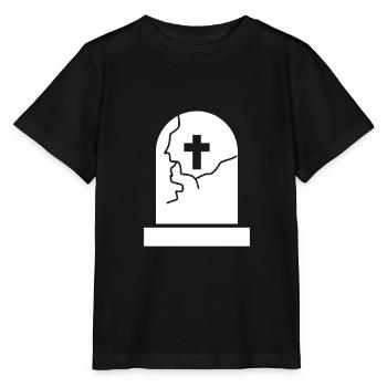 Tombeau cimetière tombe - T-shirt bio MINI CREATOR Stanley/Stella Enfant - noir - Devant - Mikhail (115cm)