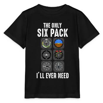 Pilot Hobby - Stanley/Stella Kinder T-Shirt MINI CREATOR  - Schwarz - Vorne - Mikhail (115cm)