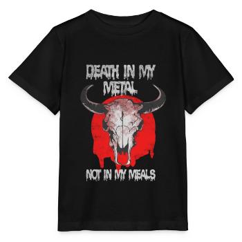 Vegan Death Metal - T-shirt bio MINI CREATOR Stanley/Stella Enfant - noir - Devant - Mikhail (115cm)