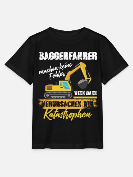 Bagger Graben - Stanley/Stella Kinder T-Shirt MINI CREATOR - Schwarz