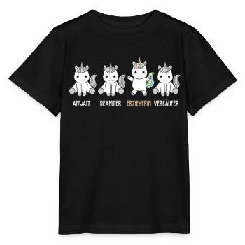 Erzieherin Erziehung - Stanley/Stella Kinder T-Shirt MINI CREATOR  - Schwarz - Vorne - Mikhail (115cm)