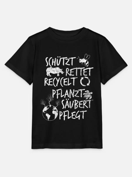 Klimaschutz - Stanley/Stella Kinder T-Shirt MINI CREATOR  - Schwarz