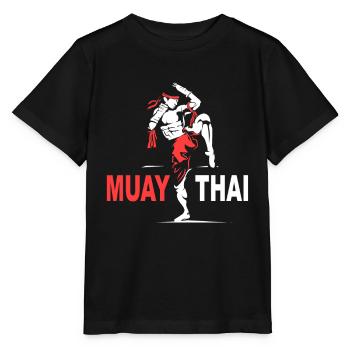 Muay Thai - Stanley/Stella Kinder T-Shirt MINI CREATOR  - Schwarz - Vorne - Mikhail (115cm)