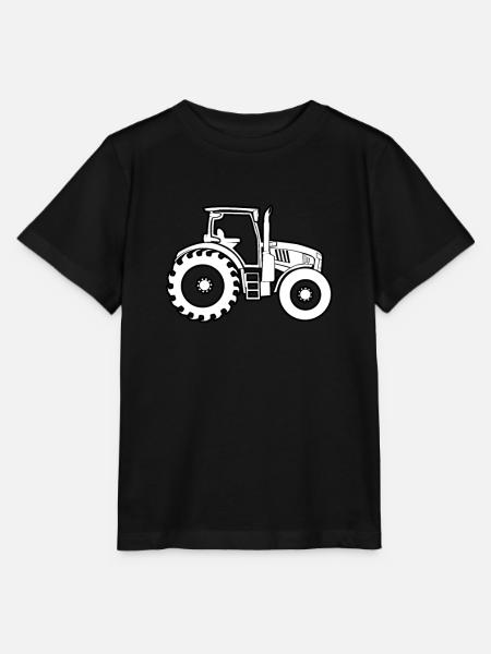 Traktor - Stanley/Stella Kinder T-Shirt MINI CREATOR - Schwarz