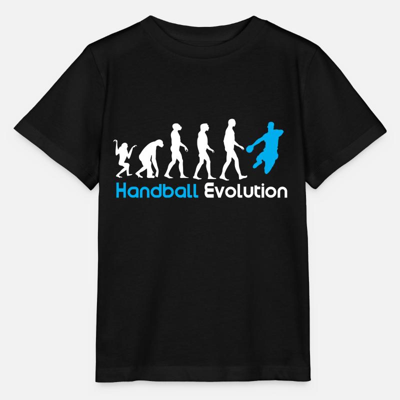 Handball Evolution - Stanley/Stella Kinder T-Shirt MINI CREATOR  - Schwarz
