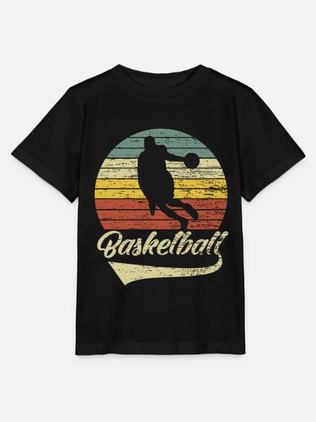 Cadeau de club d'athlète de basket-ball - T-shirt bio MINI CREATOR Stanley/Stella Enfant - noir