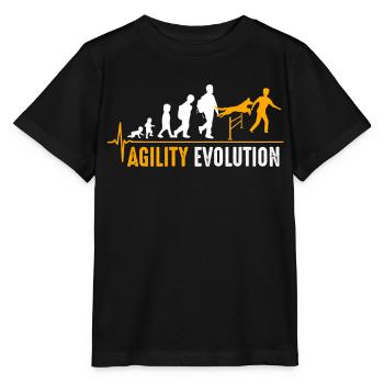 Agility Geburt - Stanley/Stella Kinder T-Shirt MINI CREATOR  - Schwarz - Vorne - Mikhail (115cm)