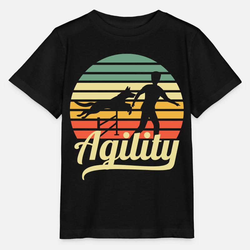 agilité - T-shirt bio MINI CREATOR Stanley/Stella Enfant - noir