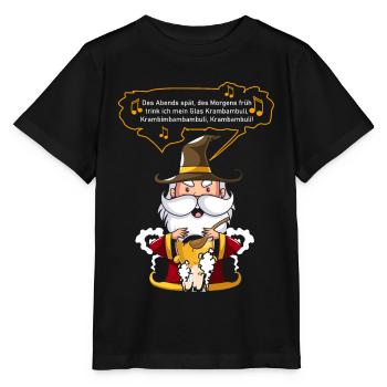 Krambambuli | Couleur Student | fraternité - T-shirt bio MINI CREATOR Stanley/Stella Enfant - noir - Devant - Mikhail (115cm)