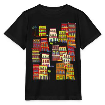 La Havane, Cuba - T-shirt bio MINI CREATOR Stanley/Stella Enfant - noir - Devant - Mikhail (115cm)