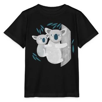 Koala - Stanley/Stella MINI CREATOR Kids’ T-Shirt - black - Front - Mikhail (115cm)