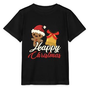 Cloche de noel cloche de noel - T-shirt bio MINI CREATOR Stanley/Stella Enfant - noir - Devant - Mikhail (115cm)