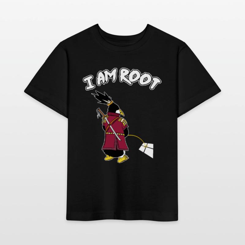Linux Penguin I Am Root Geeks Nerd Computer Ninja Stanley/Stella MINI CREATOR Kids’ T-Shirt