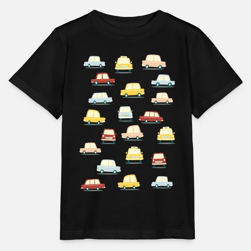 Voitures anciennes - T-shirt bio MINI CREATOR Stanley/Stella Enfant - noir