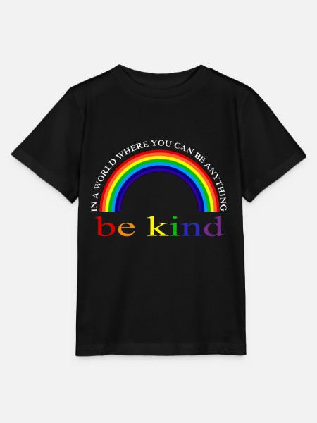 Cadeau Gay Pride - Stanley/Stella T-shirt MINI CREATOR til børn - sort