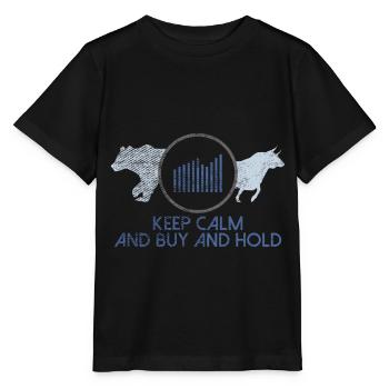 Achat capitaliste de dividendes - T-shirt bio MINI CREATOR Stanley/Stella Enfant - noir - Devant - Mikhail (115cm)