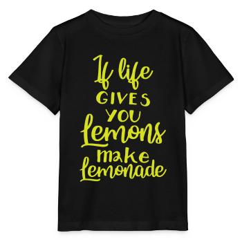 Saying funny positivity positive thinking - Stanley/Stella MINI CREATOR Kids’ T-Shirt - black - Front - Mikhail (115cm)