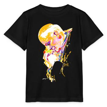 Heiliger Papst Johannes Paul 2. karol wojtyła - Stanley/Stella Kinder T-Shirt MINI CREATOR  - Schwarz - Vorne - Mikhail (115cm)