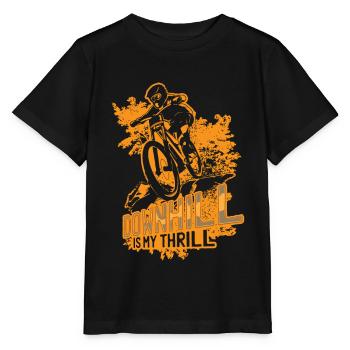 Downhill - Stanley/Stella Kinder T-Shirt MINI CREATOR  - Schwarz - Vorne - Mikhail (115cm)
