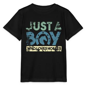 Rider Boy Riding Boys - Stanley/Stella MINI CREATOR Kids’ T-Shirt - black - Front - Mikhail (115cm)