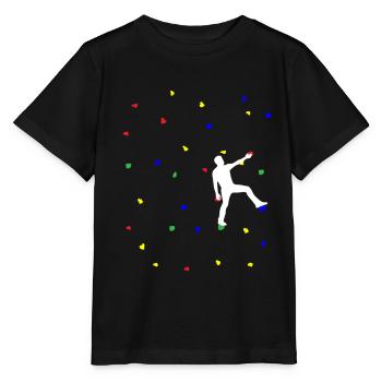 Bouldern Kletterwand Kletterroute Sportklettern Ge - Stanley/Stella Kinder T-Shirt MINI CREATOR  - Schwarz - Vorne - Mikhail (115cm)