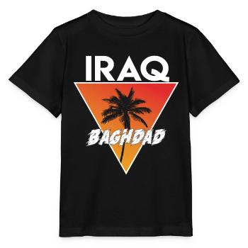 Iraqi with capital - Stanley/Stella MINI CREATOR Kids’ T-Shirt - black - Front - Mikhail (115cm)
