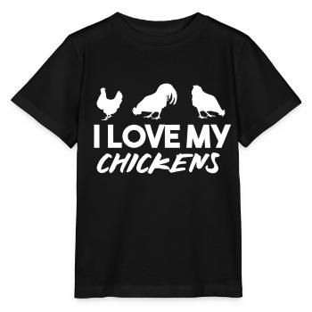 Élevage de poulet Élevage de poulet Élevage de poulet - T-shirt bio MINI CREATOR Stanley/Stella Enfant - noir - Devant - Mikhail (115cm)