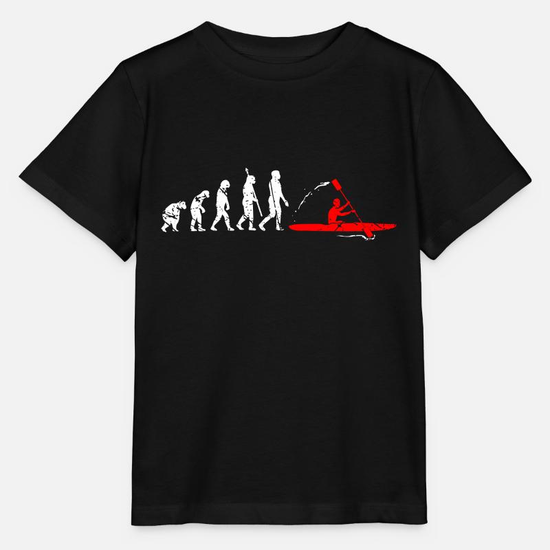Développement de kayak évolution de kayak kayakiste kayakiste - T-shirt bio MINI CREATOR Stanley/Stella Enfant - noir