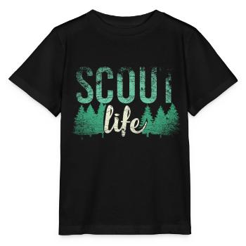 Scouting Scout Life - Stanley/Stella Kinder T-Shirt MINI CREATOR  - Schwarz - Vorne - Mikhail (115cm)