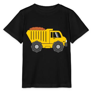 Laster LKW - Stanley/Stella Kinder T-Shirt MINI CREATOR  - Schwarz - Vorne - Mikhail (115cm)
